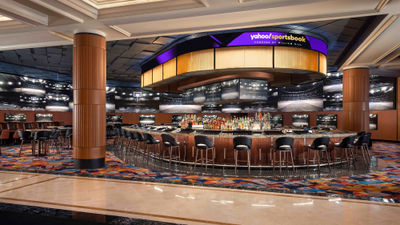 Venetian Las Vegas has partnered with Yahoo on a new 12,000-square-foot sports book with a 29-seat oval bar.